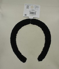New Time and Tru Top Sherpa Headband – Black