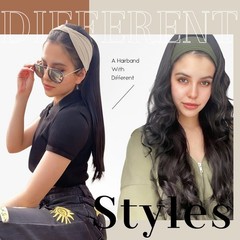 12 PCS Wide Headbands For Women Non Slip Fabric Nurse Fashion Hair Accessory