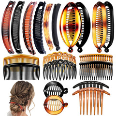 20 PCS Banana Hair Clips Classic Hair Comb Banana Clips Ponytail Banana Hair Cli