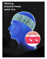 Men Women Quick-drying Sweat Sweatband Headband Yoga Gym Stretch Sports Headband