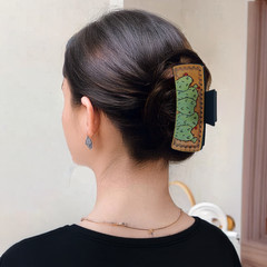 Western Hair Claw Clips for Women with Cowgirl Earrings and USA Flag Brooch