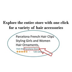 Parcelona French Glossy Oval Small 1 Count (Pack of 2), Tortoise Shell Brown