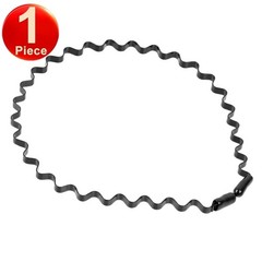 6Pcs Metal Hair Headband Wave Style Hoop Band Comb Sports Hairband Men Women US
