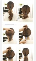 2Pcs Hair French Braid Topsy Tail Clip Magic Styling Stick DIY Bun Maker Tool