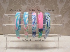 Handmade Preppy 1″ Medium Lilly Pulitzer Fabric Headband in 11 Prints