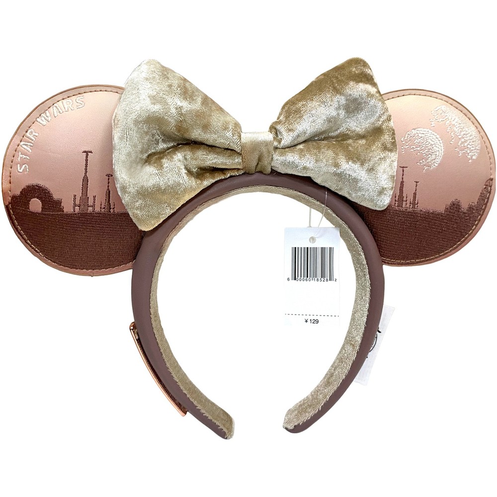 US Stock Disney’s Park Mickey Minnie Mouse Ears Headband Sequined Disneyland Ear