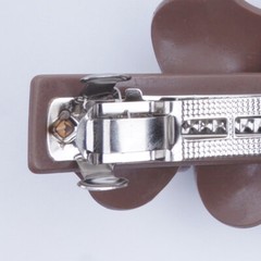 Cuttiee #1404 Auto Clasp Hair Clip Medium (3.25in) Modern Style High Quality