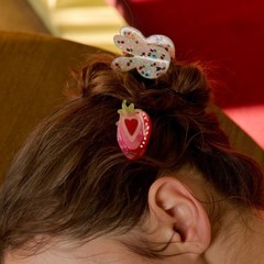 SOCKS APPEAL Hair Clip Flower Bunny Nathalie Lete Collaboration