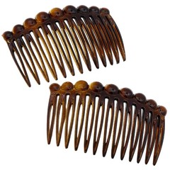 Camila Paris CP33/2 French Hair Side Comb Small Tortoise Shell French Twist Hair