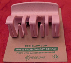 Eco Friendly Wheat Straw Hair Claw Clips Set of 3
