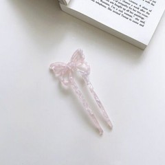 Korean U-shaped Butterfly Hair Stick Simple Temperament Acetate Hairstyle Tools,