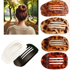 4Pcs Flat Hair Clips Matte Alligator Large Hair Claw Clips Thick Thin Hair Stron