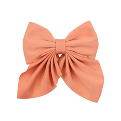Solid Color Big Bow Hair Clip For Women Girls Elegant Flower Printed Bowkn