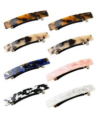 Hair Barrettes for Women, 8 Pcs Barrettes for Fine Thin Thick Hair, 3 Inch Ac…