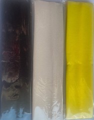 6 Headbands Earthy LOT Nylon 2 each Beige Yellow Dark Brown Continuous stretch
