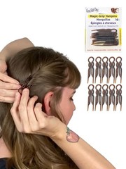 Good Hair Days 2.5 U-Shaped Hair Pins Strong Magic Grip Tortoise Shell Set of 10
