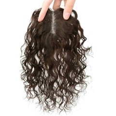 3.5″x5.5 Thin Base 100% Real Human Hair Small Waves Wavy Hair Topper for Women