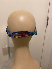 Braided strap headband Guatemalan cotton Colorful Tribal Elastic Women Child BS