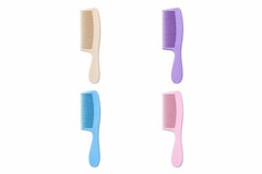 Plastic Hair Comb Set Assorted Colours 12 Pcs in multicolour