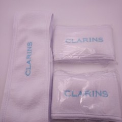 LOT OF 2 Clarins Adjustable Head Band Bath Spa