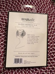 The HAIR edit Curated collection Gilded Mermaid Large Shell Claw Clip – Gold