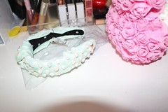 lele sadoughi headband In Color Mint Chip From Pastel Picnic Collection