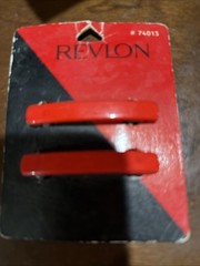 Revlon #74013 Red Hair Barrettes New- Old Stock Vintage 1993