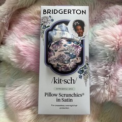 Bridgerton X Kitsch Satin Pillow Scrunchies Kitsch Bridgerton Scrunchies NEW
