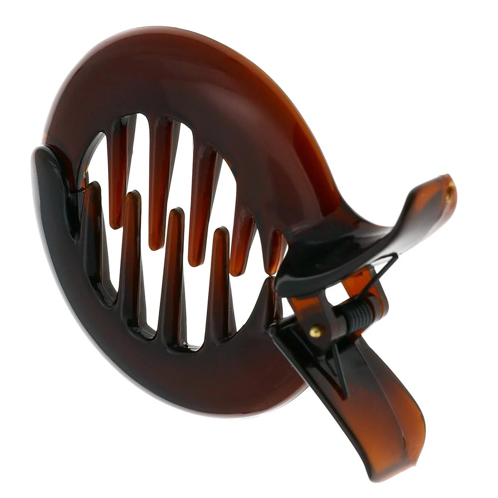 Paris CP1362 French Hair Clip for Women, Girls Round Fish Hair Claw Clips Ponyta