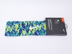 Nike Adjustable Fury Headband Unisex Adult Fresh Mint/Volt/White