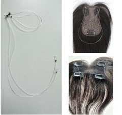 3pcs Invisible Adjustable Transparent Elastic Strap Wire for Hairline Toppper