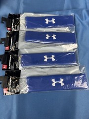 New Lot Of 4 Under Armour Headbands Blue Basketball