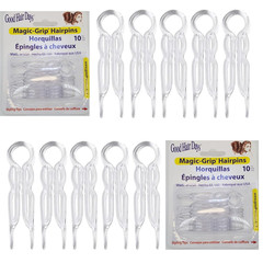 Magic-Grip Hairpins – 2 1/2″ U-Shaped Grip Hair Pins for Fine, Thick, Curly & Lo