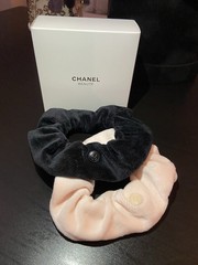 CHANEL Beauté Velvet Scrunchie 2-pcs Set NEW!