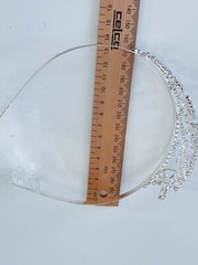 Hen’s night Bride to be wedding Party Bachelorette Crystal Silver Tiara Crown