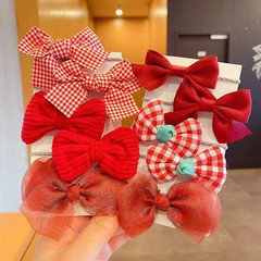 10Pcs Hair Accessories Girls Scrunchies Aesthetic Lacos De Cabelo Infantil Bands