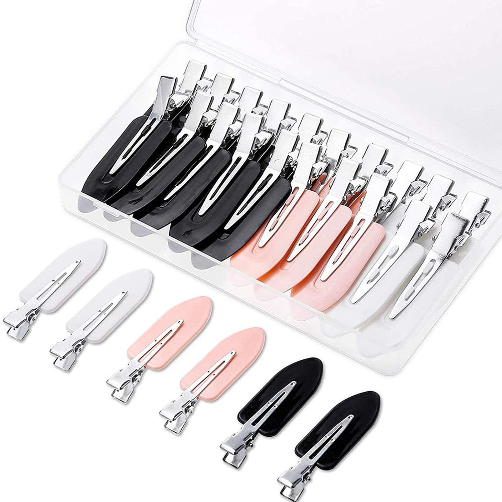 Gingbiss 20 Pcs No Bend Hair Clips, No Crease Hair Clips Curl Pin Clips with …