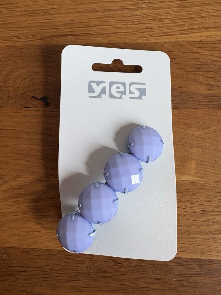 Yes Hair Clip Blue With Gemstones Large Clip Hair Clip New