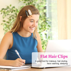 6 Pcs Creaseless Hair Clips No Ben No Crease Hair Clip Makeup Clips for Women an