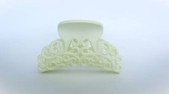 Smaller medium filigree hair claw clip