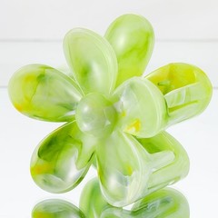 12 PC Flower Clip Claws Large Hawaiian Thick Hair Grip Strong Hold Nonslip Clips