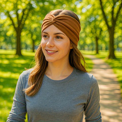 20 Pack Wide Boho Headbands for Women Elastic Knotted Yoga Sports Hairband Set