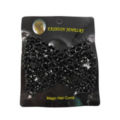 Women Double Hair Comb Clips Magic Beads Elasticity Clip Stretchy Wholesale HOT