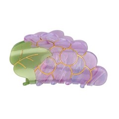 Claw Clips,Cellulose Acetate Hair Clips,Small Claw Clips for Women Grape