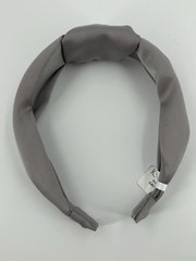 NEW ICING Claires Gray Satin Knot Headband WomensHair Accessory