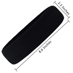 3 Pack Men & Women Sweatband Headband Terry Cloth Moisture Wicking for Sports…