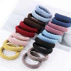 20PCS Women Girls Simple Basic Elastic Hair Bands Ties Scrunchie Holder Rubber