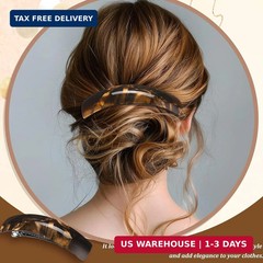 6 Pcs Hair Barrettes for Women Large Barrettes Hair French Clips Pin Re