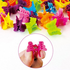 50 Packs Assorted Color Butterfly Hair Clips, Beautiful Mini Butterfly Hair Clip