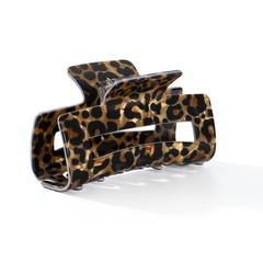 3Pcs Tortoise Hair Claw Clips, Acrylic 1 Count (Pack of 1), Leopard Print